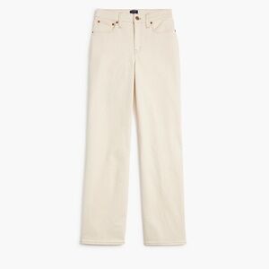 J. Crew Slim Wide Leg Ankle Jeans Ecru
